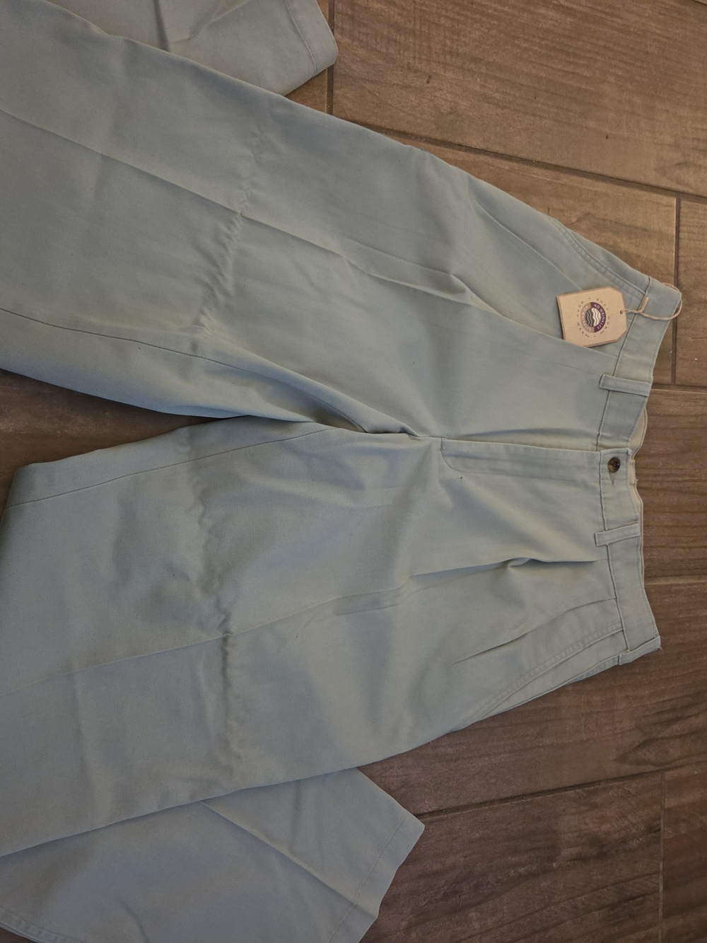 Light Tan Men’s Pleated Dress Pants